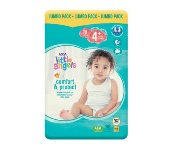 asda pampers size 4 pants